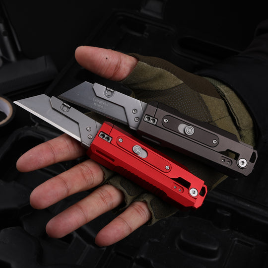 JetFlick AL — Aluminum Gravity Knife with One-Hand Flick Opening