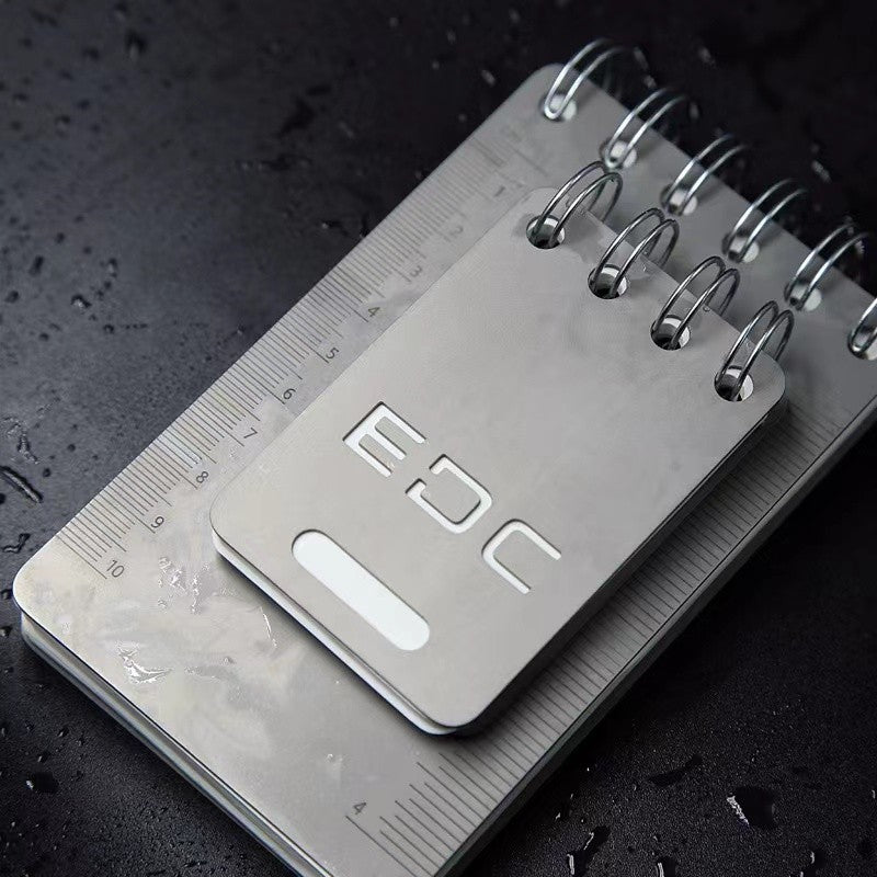 ADD-ONS: Titanium Notebook with Waterproof Paper