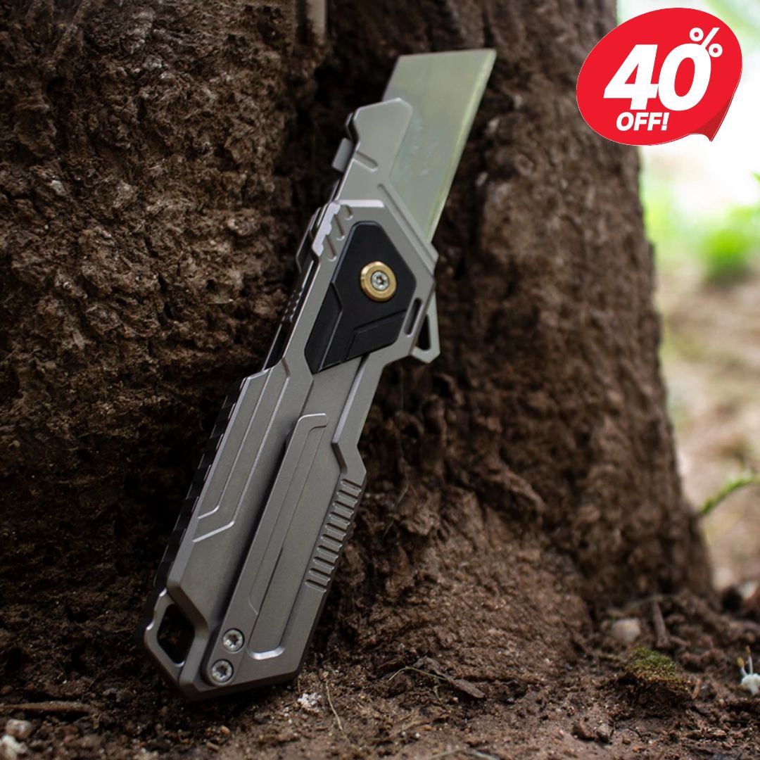 The Phantom 2.0: Enhanced Titanium Folding Utility Knife