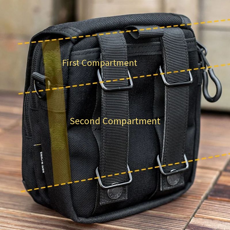 Tactical Raccoon Bag: Multi-Functional Storage - Crossbody & Waist Pack