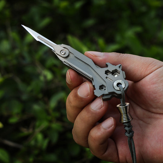 KeyMaster 2.0 - 18-in-1 Titanium EDC Multi-functional Tool