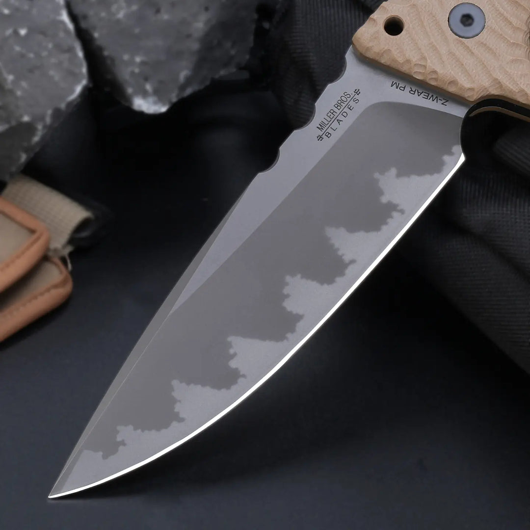 Juggernaut: Z-WEAR Steel 8mm Overbuilt Fixed Blade | Tactical Pry-Knife with Hybrid Kydex Sheath