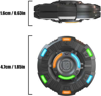 NovaDisc：2 in 1 Metal Fidget Spinner