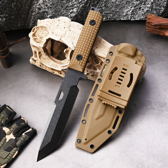 The Vanguard : Outdoor Fixed Blade Knife Straight Knife