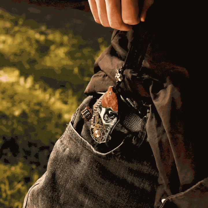 Verdal - The Pocket-Sized Handmade Damascus EDC Folding Knife