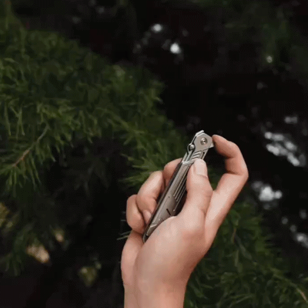 M-TiFlip - Titanium EDC Flipper Knife with Modular Ends