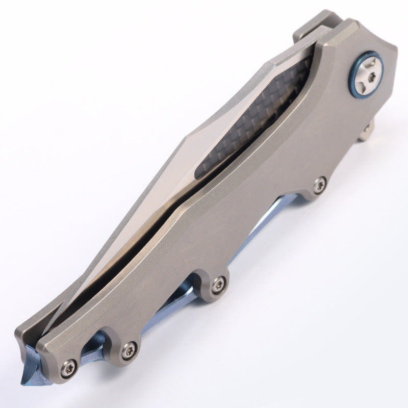 ShadowRidge M390 – Carbon Fiber Titanium Folding Knife