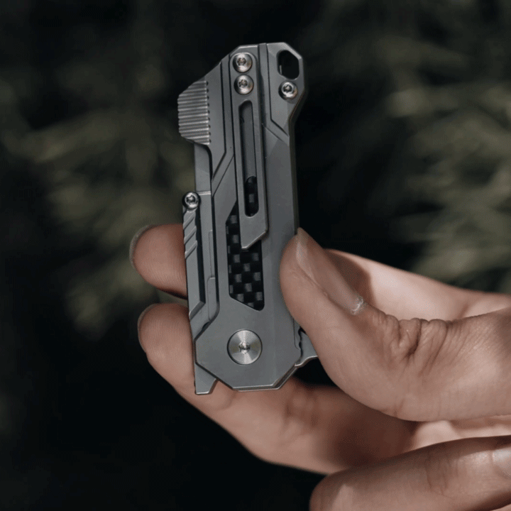 The WindSlice - Mini EDC Titanium Folding Utility Knife