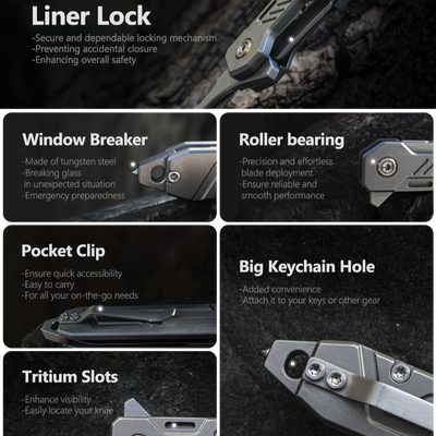 The TiFlip: Titanium Multifunction Flipper Scalpel Knife