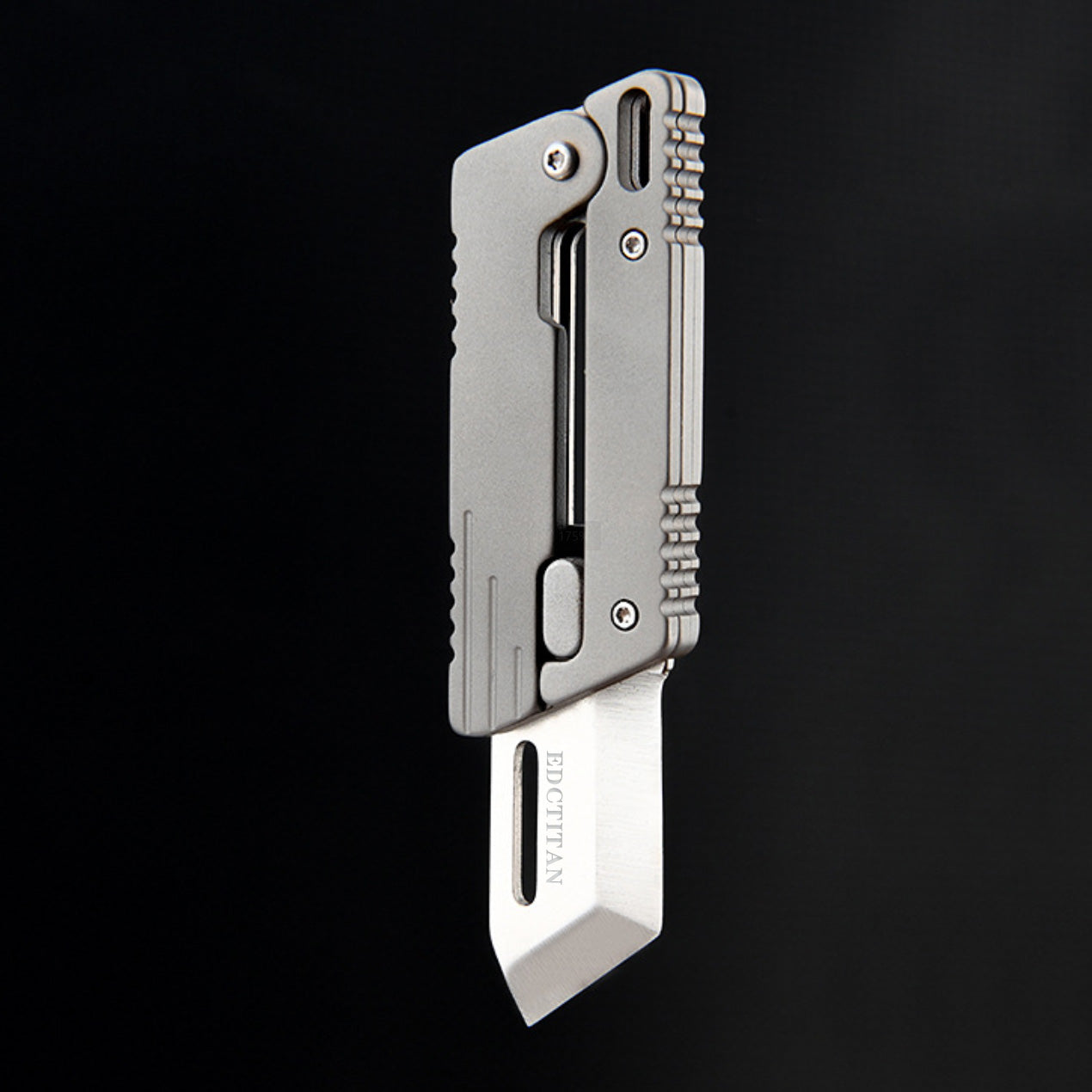 Flick Ninja Gravity Knife – Titanium EDC Fidget Knife | One-Hand