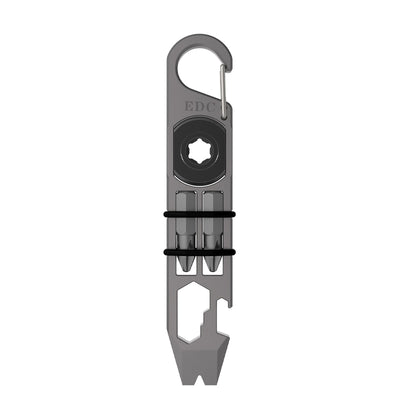 Titanium Falcon EDC Multi-Tool – Ultra-Light Ratchet Pry Bar & Dual Bits