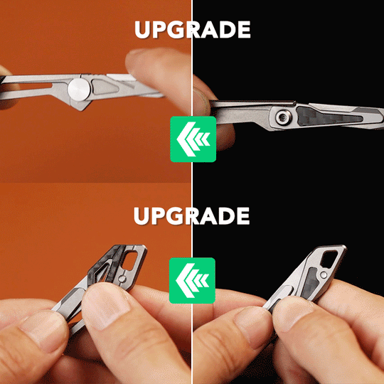 KeyKnife: Mini Titanium & Carbon Fiber EDC Scalpel