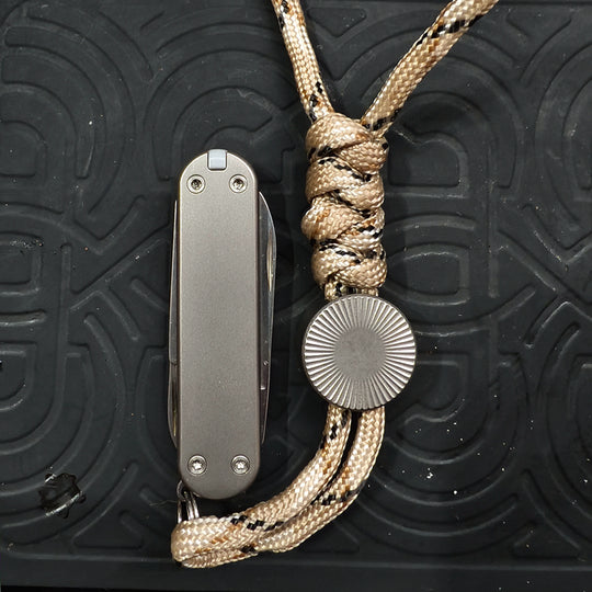 ADD ONS : Hedgehog Titanium Knife Pendant (Free paracord)