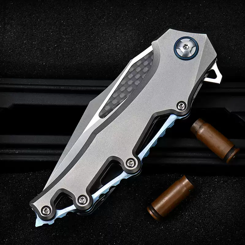 ShadowRidge M390 – Carbon Fiber Titanium Folding Knife