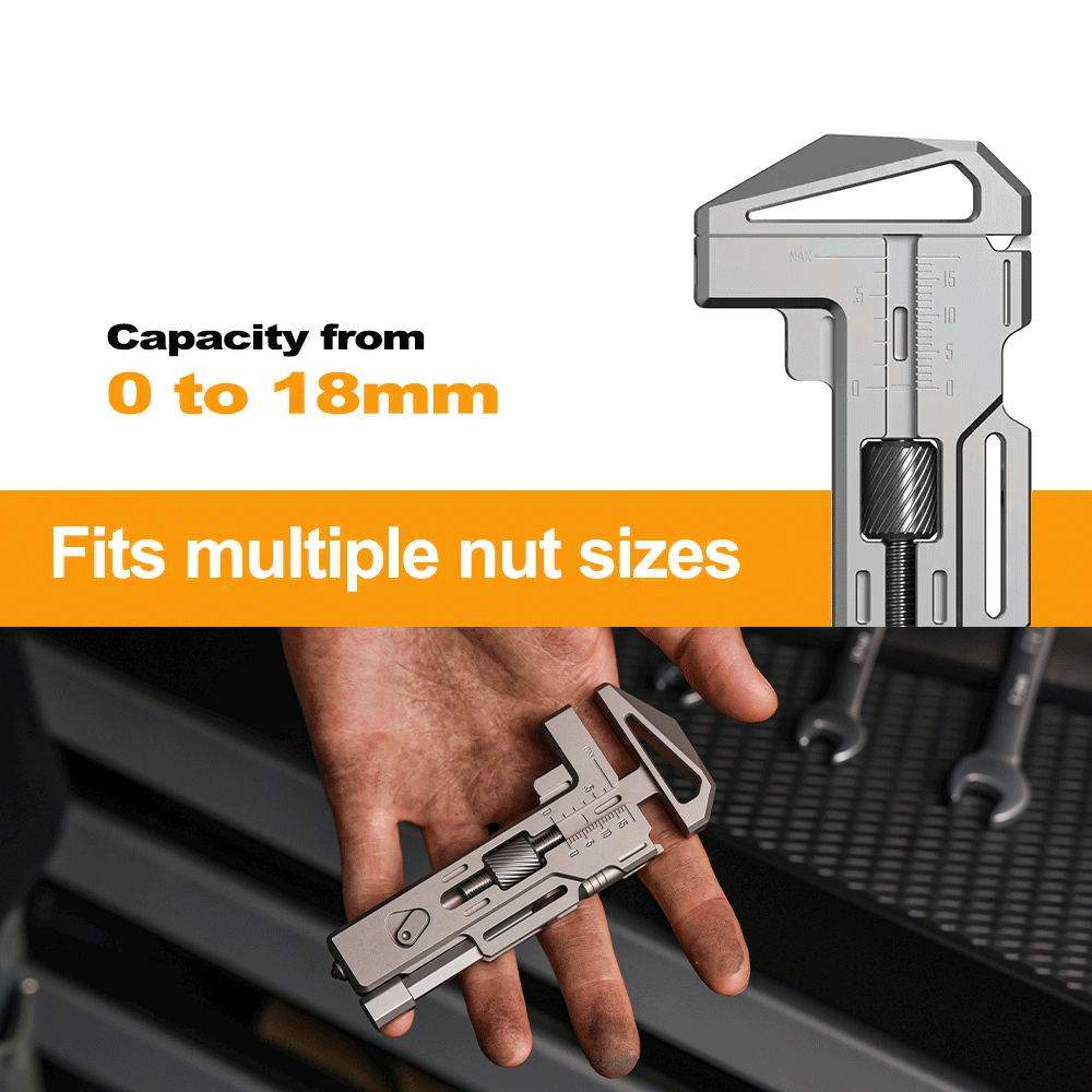 OmniPro Wrench 3.0：Titanium Multi-Tool Wrench System