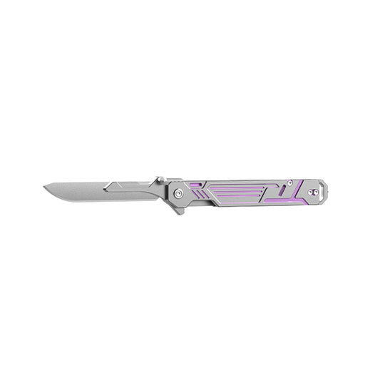 M-TiFlip - Titanium EDC Flipper Knife with Modular Ends