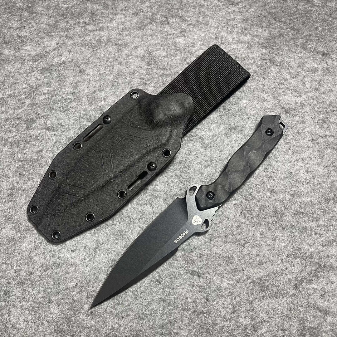 Hydra |  Tactical Fixed Blade Survival Knife with Kydex Sheath