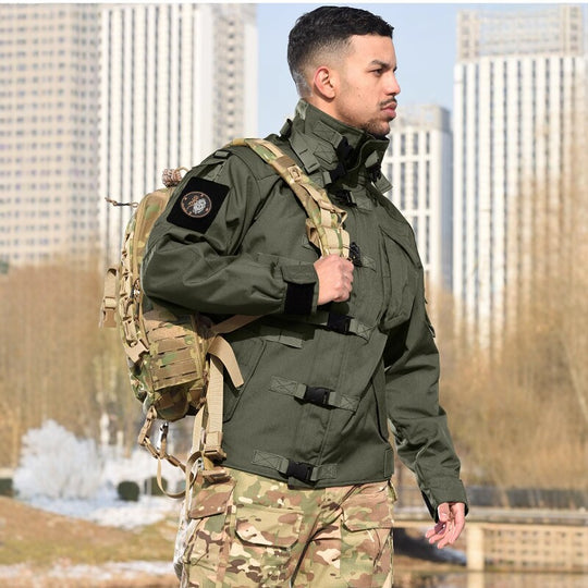 Invisible Fortress2.0: High-Performance Outdoor Waterproof Shell Top Mens Coat