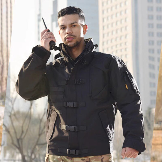 Invisible Fortress2.0: High-Performance Outdoor Waterproof Shell Top Mens Coat
