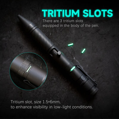 BoltLite: Titanium Pen, Flashlight & Pry Bar in One