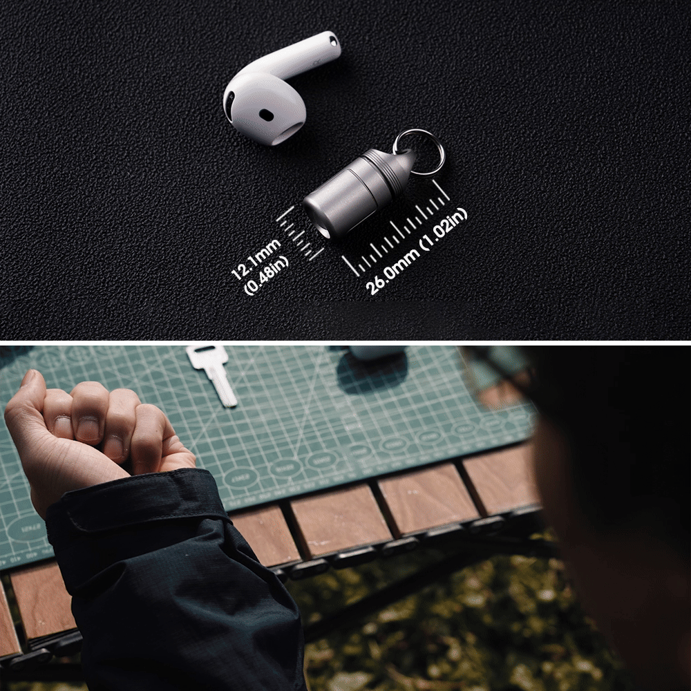 LUMIX Nano Ti— A 100-Lumen Titanium Micro Flashlight