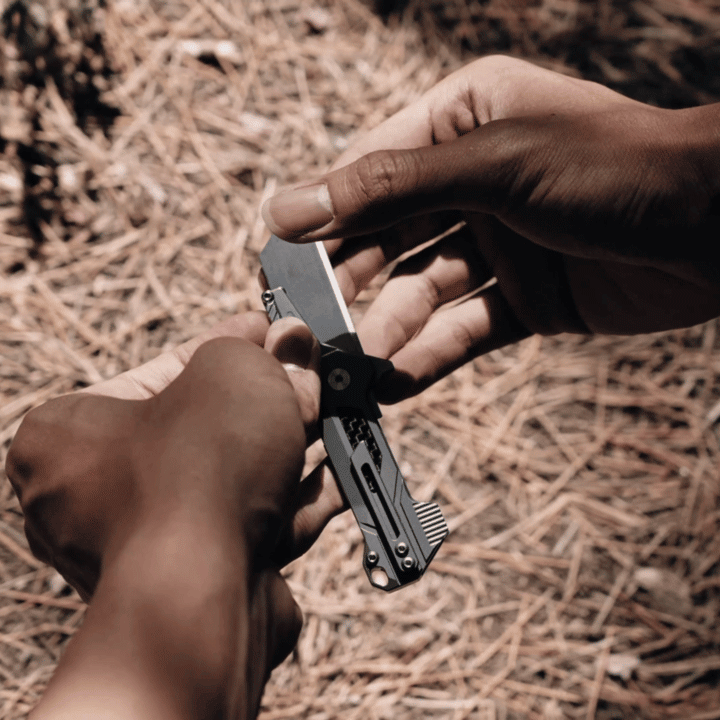 The WindSlice - Mini EDC Titanium Folding Utility Knife