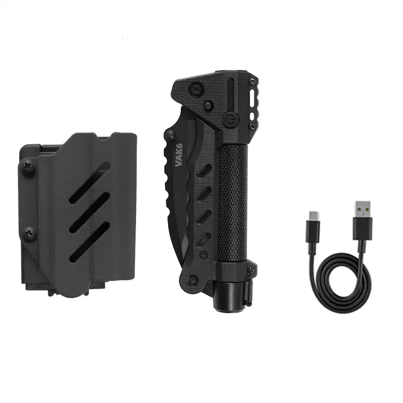Viper EDC Survival Tool Kit - Tactical Multi-Tool with Knife, Lighter, and Flashlight