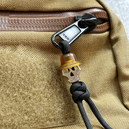 ADD ONS : Punk Skull Titanium Knife Pendant