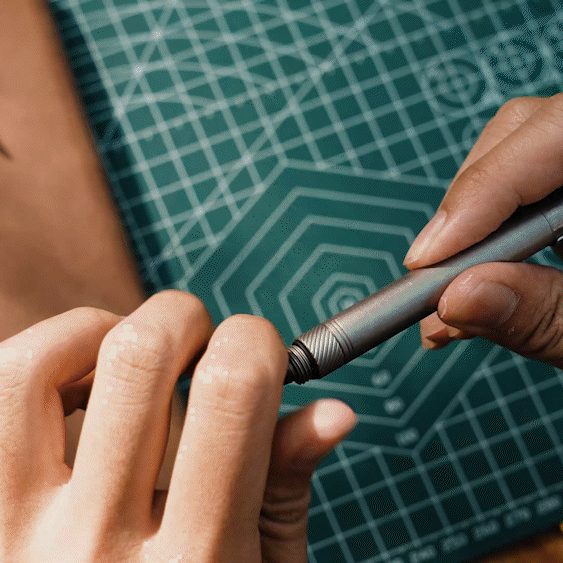 The OmniPen: Titanium Pocket Tool with 5 Smart Functions