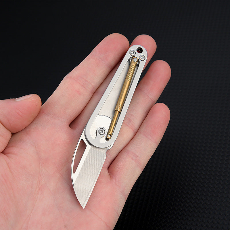 The Pendulum: 7Cr Steel Telescopic Control EDC Folding Knife