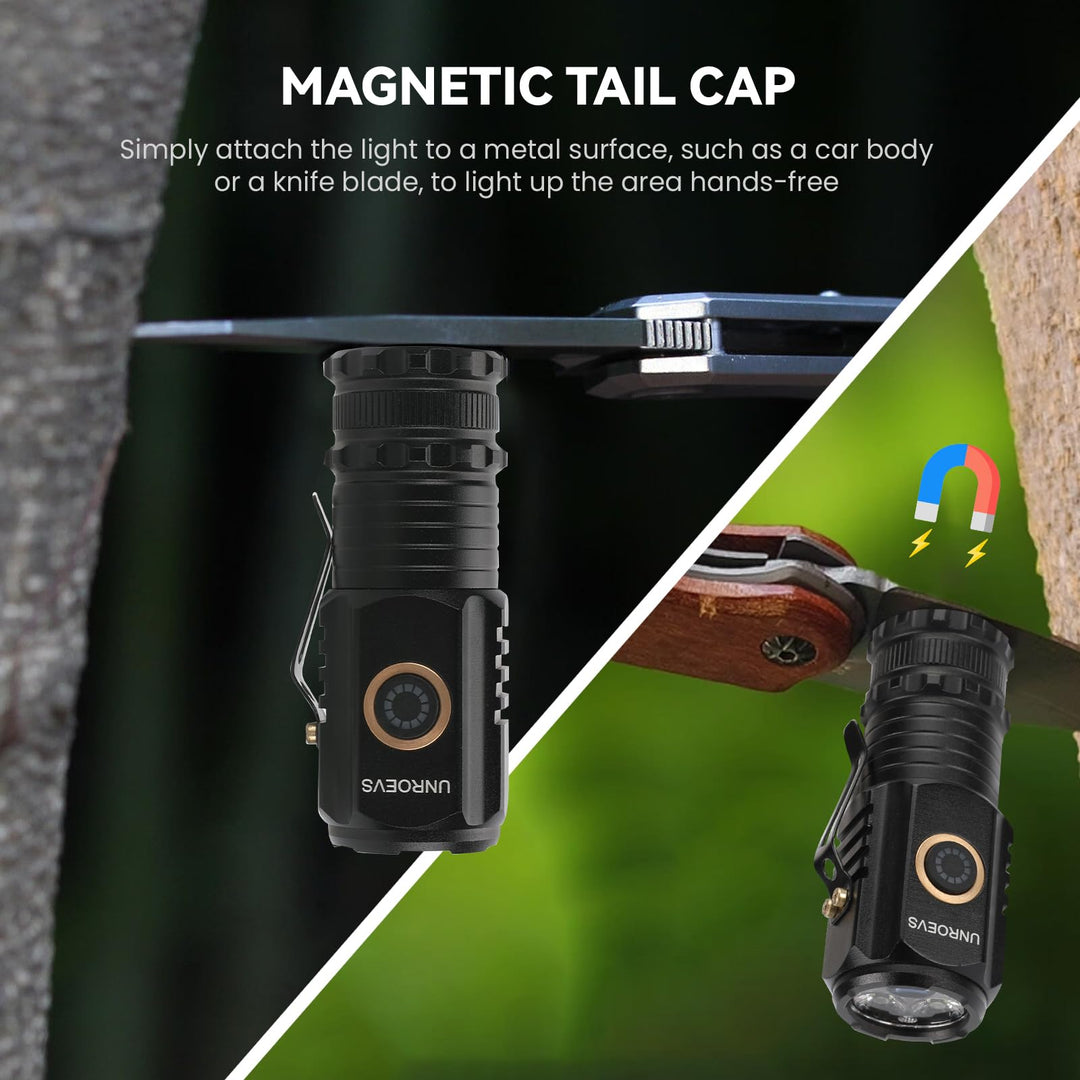 3-Eye Monster Flashlight:Ultra Bright Compact Triple-LED Torch