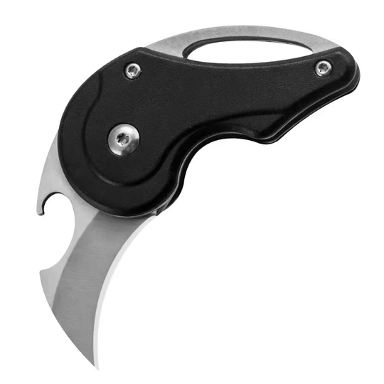 Mini Claw Portable Keychain Necklace Utility Pocket Tool EDC Folding Knife
