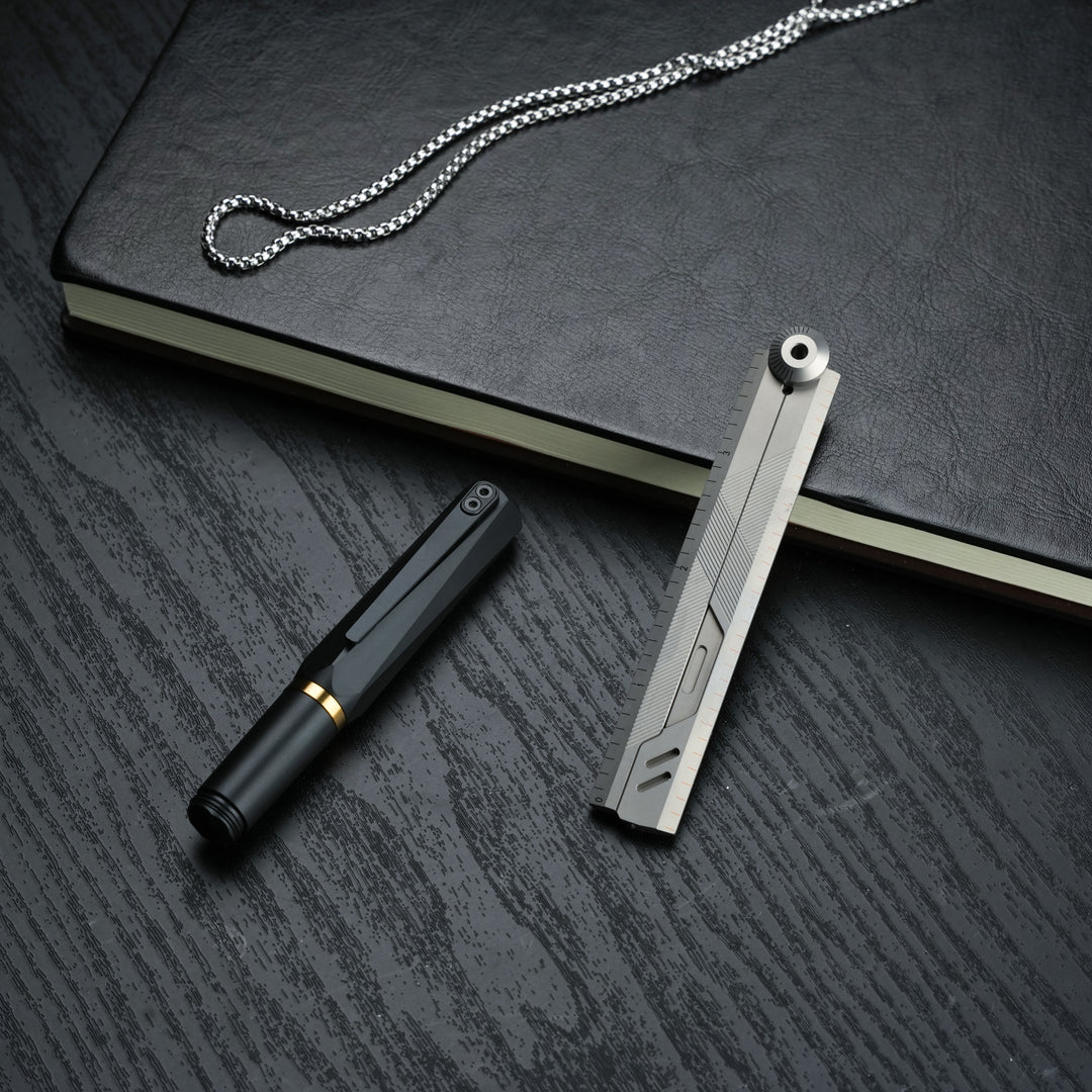 Titanium Innovation Trio–Ultimate Writing, Planning & Measuring EDC Set