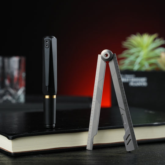 Titanium Innovation Trio–Ultimate Writing, Planning & Measuring EDC Set