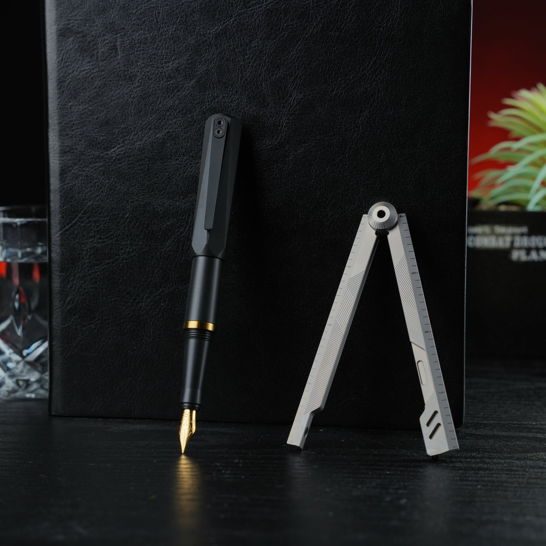 Titanium Innovation Trio–Ultimate Writing, Planning & Measuring EDC Set
