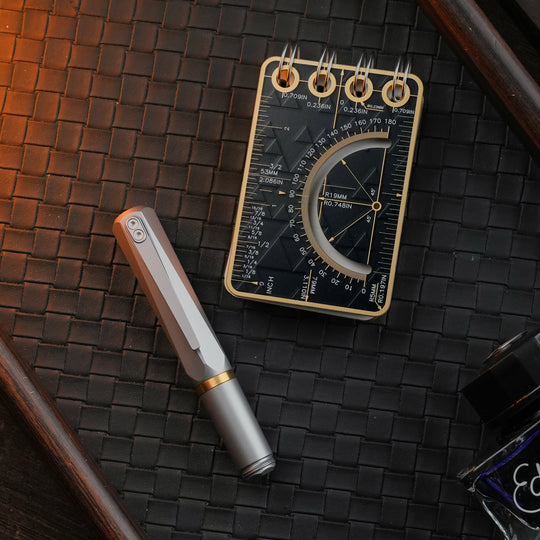 Titanium Innovation Trio–Ultimate Writing, Planning & Measuring EDC Set