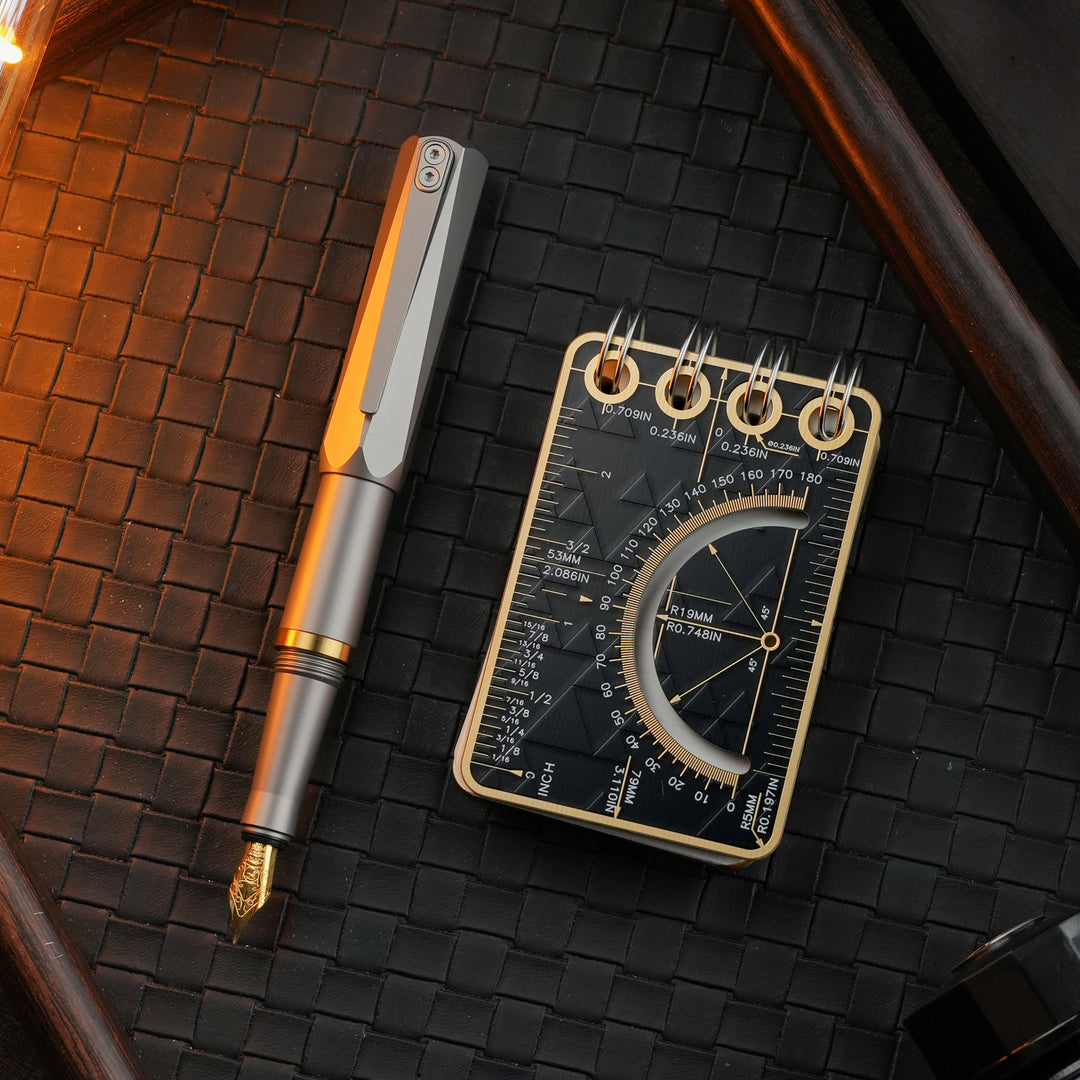 Titanium Innovation Trio–Ultimate Writing, Planning & Measuring EDC Set