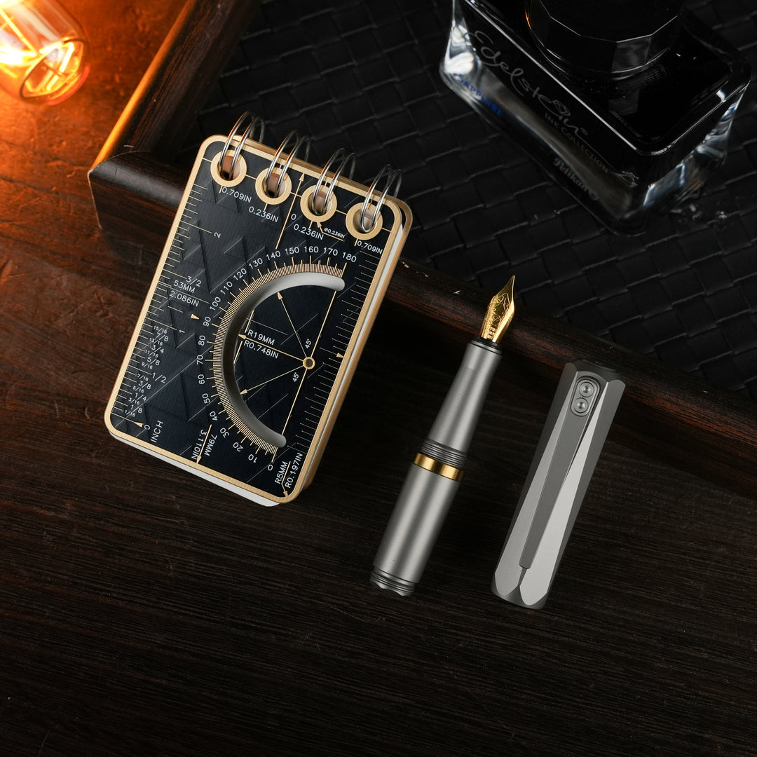 Titanium Innovation Trio–Ultimate Writing, Planning & Measuring EDC Set