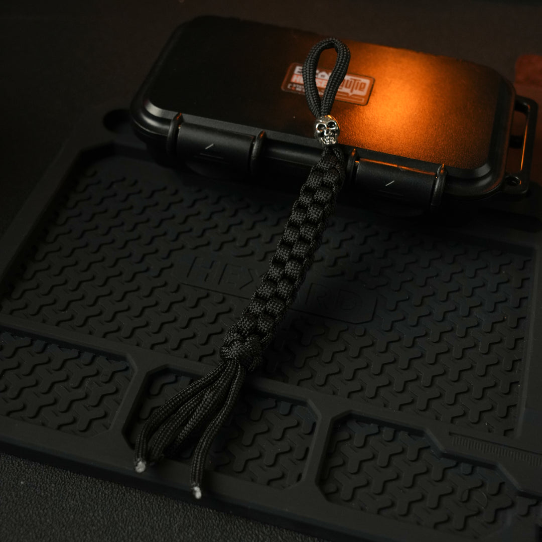 ADD-ONS: Skull Paracord Fob – Pre‑Beaded & Ready to Attach