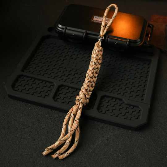 ADD-ONS: Skull Paracord Fob – Pre‑Beaded & Ready to Attach