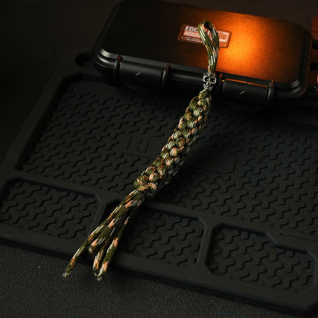 ADD-ONS: Skull Paracord Fob – Pre‑Beaded & Ready to Attach