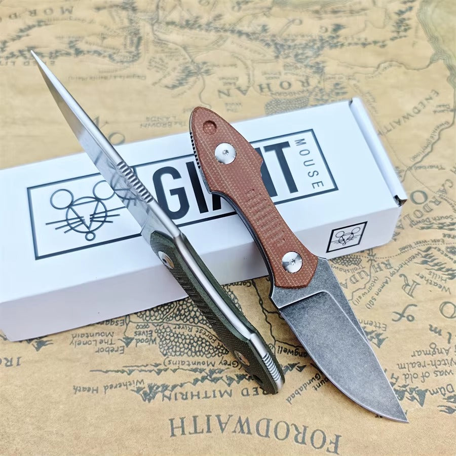 The Xavrik:D2 Steel Full-Tang EDC Outdoor Knife