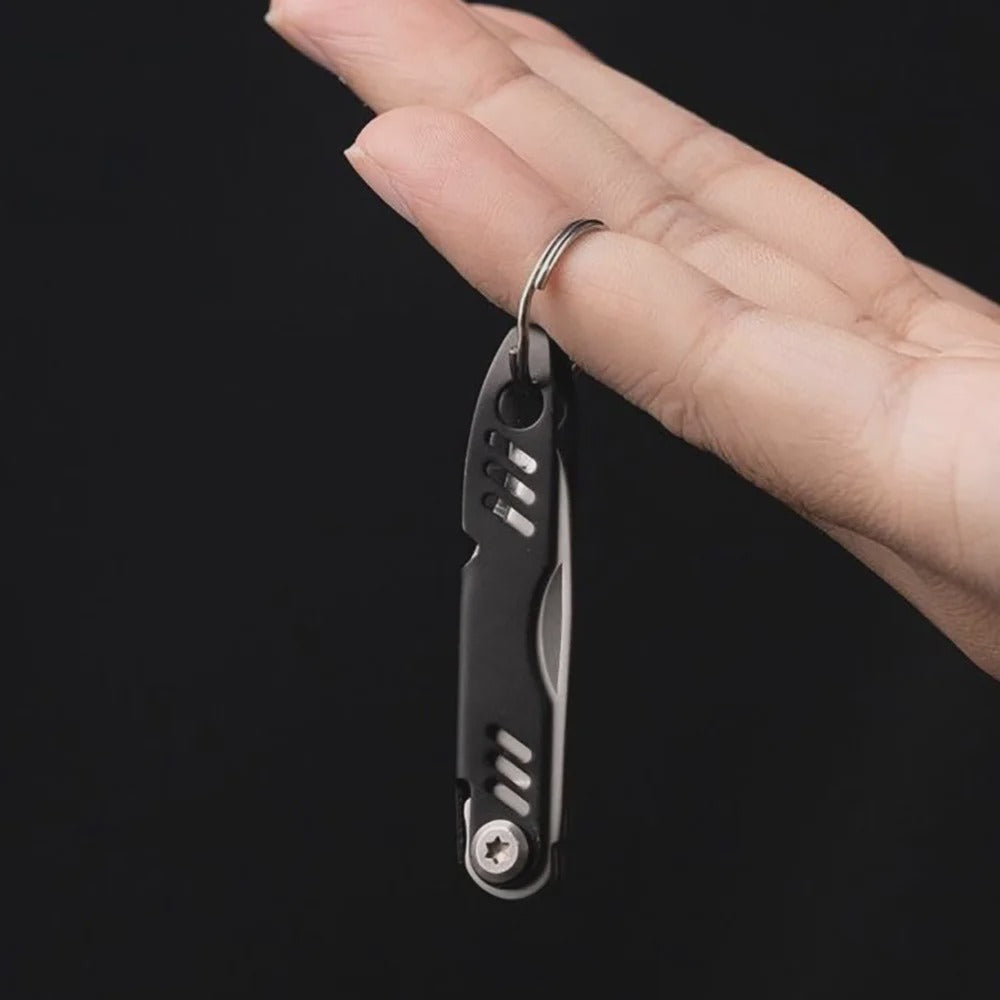Tactical Pocket-Mite: The Ultimate 6-in-1 Keychain Companion for Daily Tasks