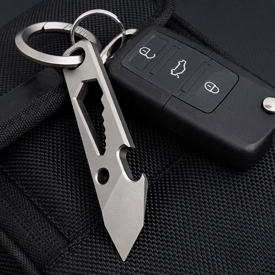 The SharkFin:Mini Titanium EDC  Multi-Tool Pry Bar