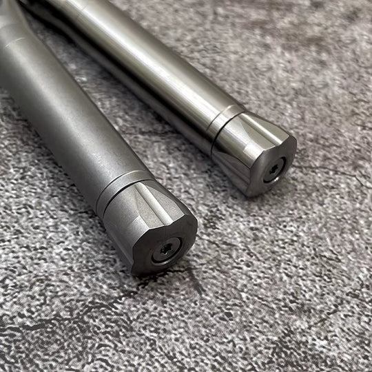 The Zyvro:Titanium 1/4" Folding L-Shape Spinner Ratchet Screwdriver