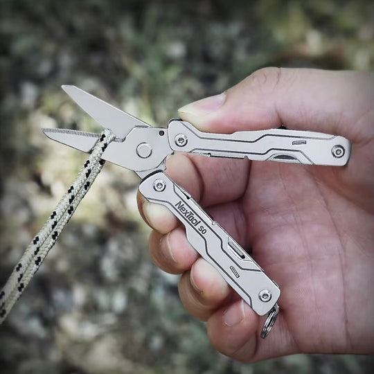 The Veylo:8-in-1 Multi-Functional Folding Compact EDC Tool