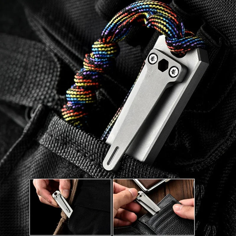 Palm Key-Titanium Multi-Purpose Versatile Everyday Pry Bar& EDC Fidget Toy