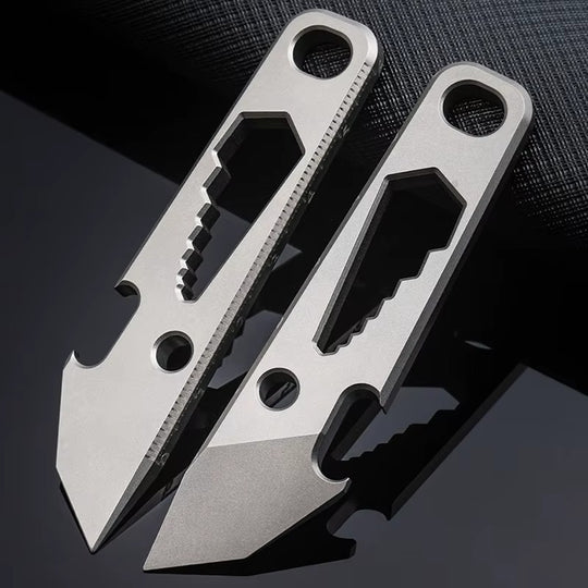 The SharkFin:Mini Titanium EDC  Multi-Tool Pry Bar