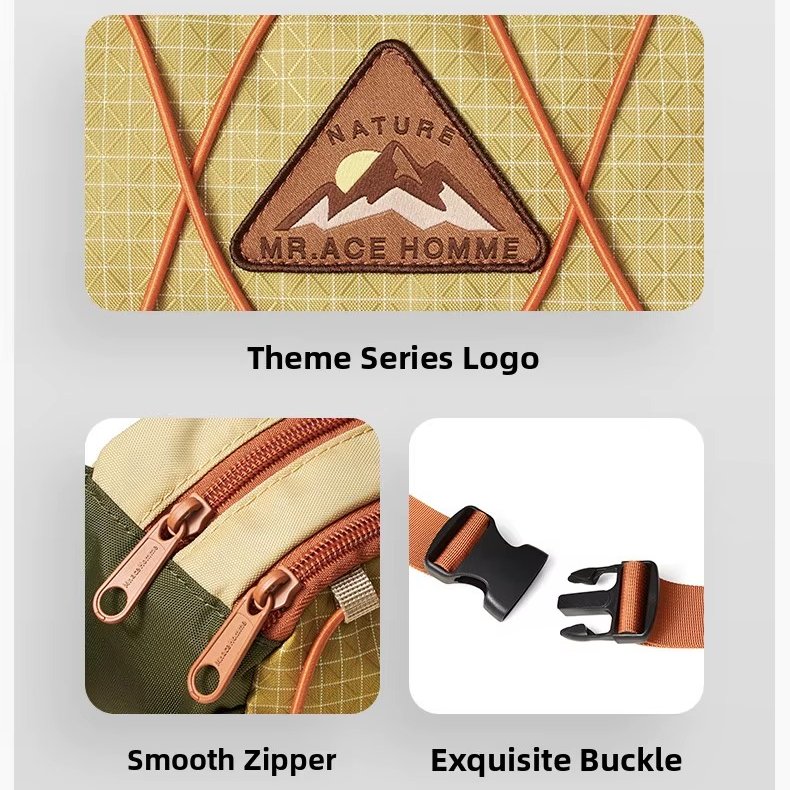 The Lunex:Vintage Crossbody Chest Sport Waist Pack Bag