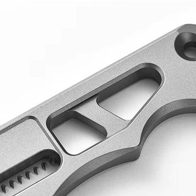 The Auron:Titanium Multi-Function Pry Bar EDC Rescue Tool